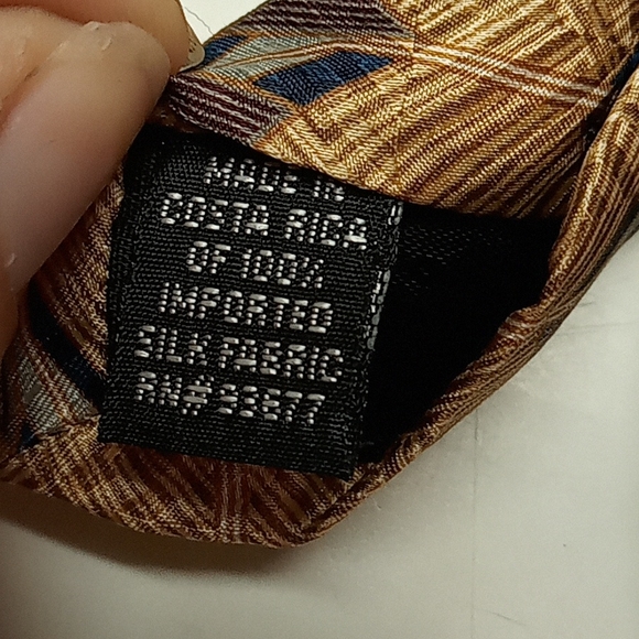 Mens tie 100% imported silk - Picture 3 of 3